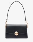 LACOSTE CROSSOVER BAG FLAP SHOULDER BAG NOIR