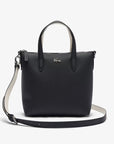 LACOSTE SHOPPING BAG NOIR FARINE