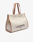 LACOSTE SHOPPING BAG L SHOPPING BAG NATURAL TAN