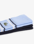 LACOSTE AC946 CREW SOCKS UNISEX ADULT ABIMES/APHYL