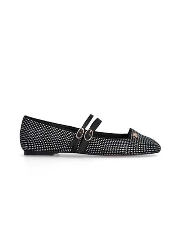 LIU JO BRIGITTE 06 -BALLERINA MICROFIBE BLACK