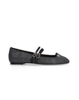 LIU JO BRIGITTE 06 -BALLERINA MICROFIBE BLACK