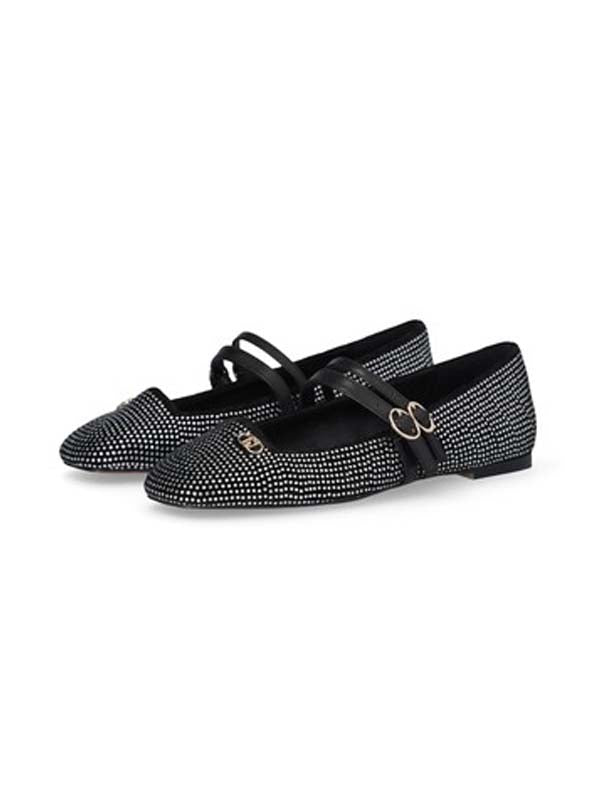 LIU JO BRIGITTE 06 -BALLERINA MICROFIBE BLACK