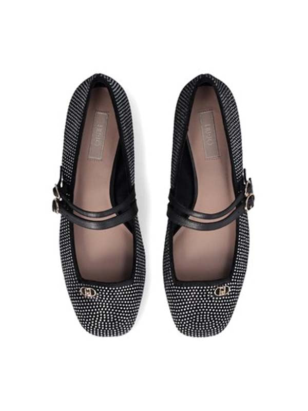LIU JO BRIGITTE 06 -BALLERINA MICROFIBE BLACK
