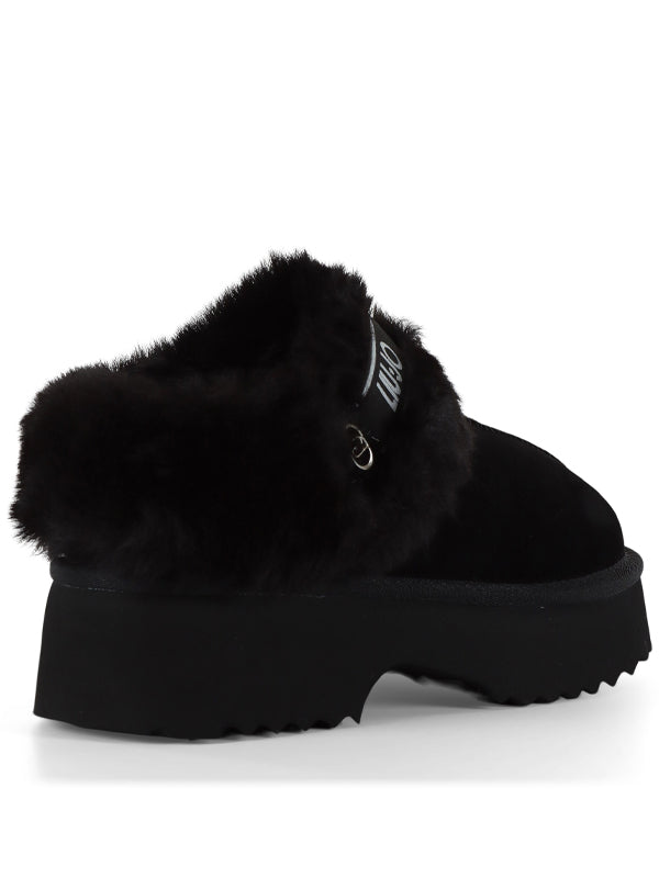 LIU JO JUNY 01 - ANKLE BOOT COW SUEDE/FUR