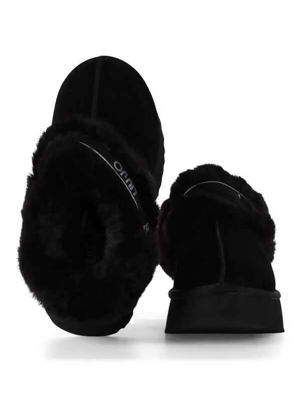 LIU JO JUNY 01 - ANKLE BOOT COW SUEDE/FUR