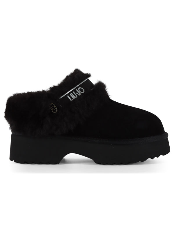 LIU JO JUNY 01 - ANKLE BOOT COW SUEDE/FUR