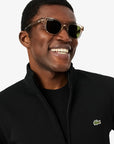 LACOSTE AD391 ZIPPED SWEATSHIRTS MALE NOIR