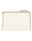 GUESS PHOEBE SLG ZIP ARND CARD CASE OFF WHITE LOGO