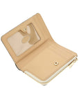 GUESS PHOEBE SLG ZIP ARND CARD CASE OFF WHITE LOGO