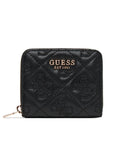 GUESS ADELASIA SLG SMALL ZIP AROUND BLACK
