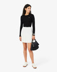 LACOSTE CREWNECK T-SHIRTS FEMALE NOIR