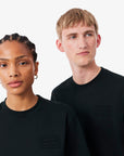 LACOSTE CREWNECK T-SHIRTS UNISEX VARECH FONCE