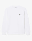 LACOSTE AE044 CREWNECK T-SHIRTS MALE AD BLANC