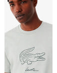 LACOSTE PRINTED COTTON LOUNGEWEAR MALE T-SHIRT