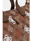 GUESS ELIETTE LOGO SMALL TOTE GINGER LOGO