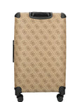 GUESS BERTA 28 IN 8-WHEELER LOGO/BROWN