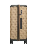 GUESS BERTA 28 IN 8-WHEELER LOGO/BROWN