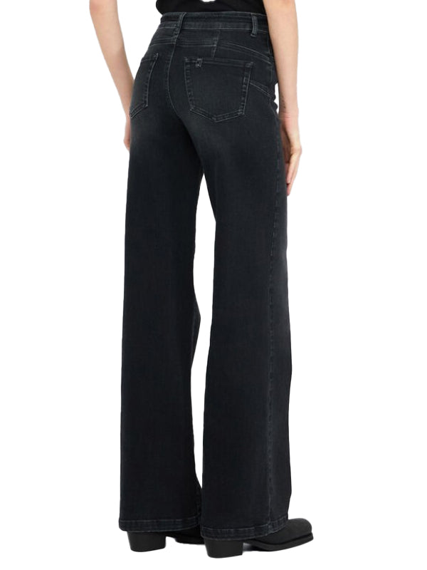 LIUJO B.UP GOOD FLARE H.W. DEN.BLACK