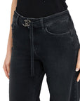 LIUJO B.UP GOOD FLARE H.W. DEN.BLACK