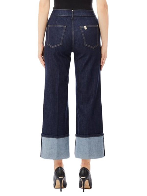 LIU JO PANT.STRAIGHT POCKETS H.W. JEANS