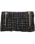 VALENTINO LADYSYNTHETIC BAG - TWEED NERO/MULTICOLO