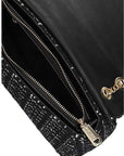 VALENTINO LADYSYNTHETIC BAG - TWEED NERO/MULTICOLO