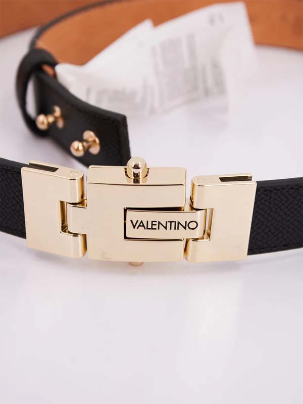 VALENTINO SINTETICA CINTURA DONNA NERO/ORO