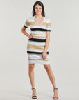 GUESS N EVIE STRIPED POLO DRESS SWTR