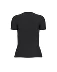 GUESS SS LOGO HOT FIX TEE JET BLACK A996