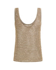GUESS SL SN OPEN STITCH AVA TANK WET SAND MULTI