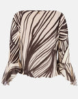 GUESS 3_4 SL SERAFINA MESH TOP WILD ESCAPE PRINT