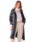LIU JO COAT JACQ NAT FISHBONE