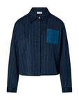 LIU JO BLOUSE BLU LUX.PIN ST/BLU W