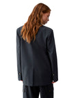 LIU JO JACKET DARK GREY MELANGE