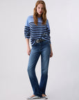 LIU JO SWEATER DUSK BLUE/NUIT NOIR