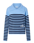 LIU JO SWEATER DUSK BLUE/NUIT NOIR