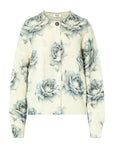 LIU JO SWEATER GRAY ROSE PRINT