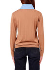 LIU JO SWEATER COCOA CR/POP DUSK BL