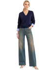 LIU JO SWEATER NUIT NOIR/POP DUSK B