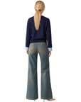 LIU JO SWEATER NUIT NOIR/POP DUSK B