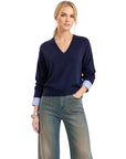 LIU JO SWEATER NUIT NOIR/POP DUSK B