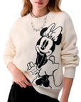 LIU JO SWEATER BCO MISS MOUSE B&W
