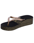 DON ALGODON FLIP FLOP NEGRA-ORO