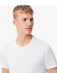LACOSTE AE211 UNDERWEAR TEE SHIRT MALE BLANC TH9010 00001