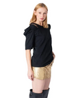 ANIMOSA CAMISETA CUT OUT GUEPARDA NEGRA
