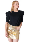 ANIMOSA CAMISETA CUT OUT GUEPARDA NEGRA