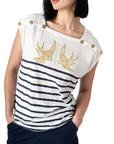 ANIMOSA CAMISETA GOLONDRINAS RAYAS