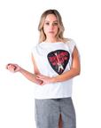 ANIMOSA CAMISETA ROMPPENDO PUAS BLANCA