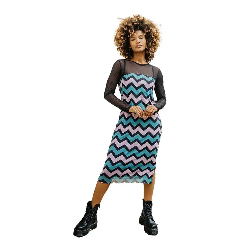ANIMOSA VESTIDO ZIG ZAG